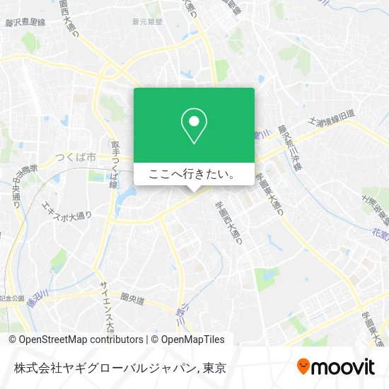 株式会社ヤギグローバルジャパン地図