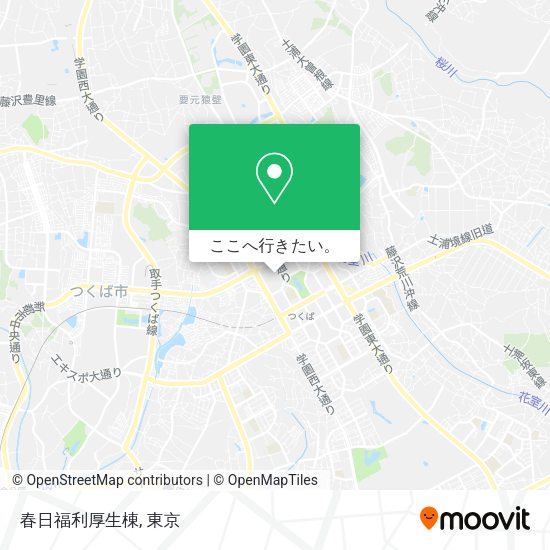 春日福利厚生棟地図