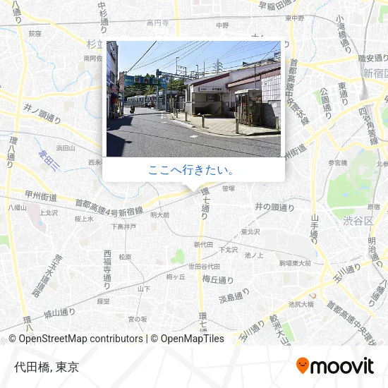 代田橋地図