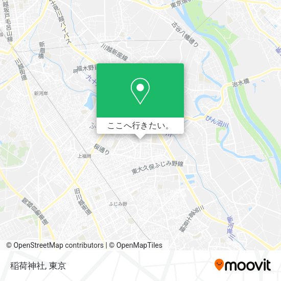 稲荷神社地図