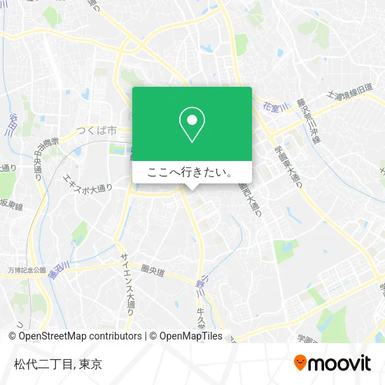 松代二丁目地図