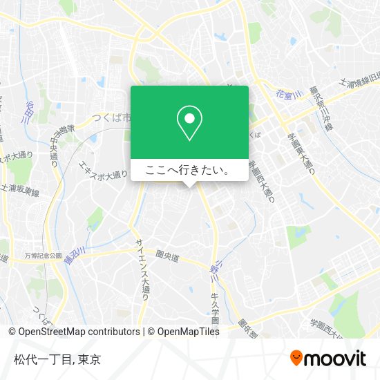 松代一丁目地図