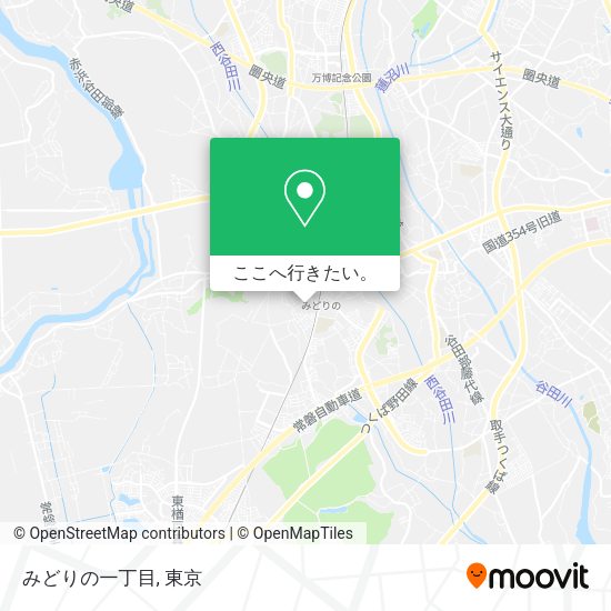 みどりの一丁目地図