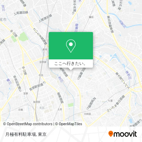 月極有料駐車場地図