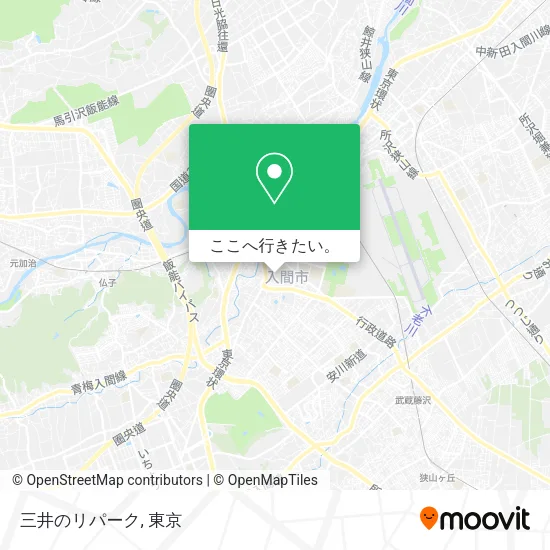 三井のリパーク地図