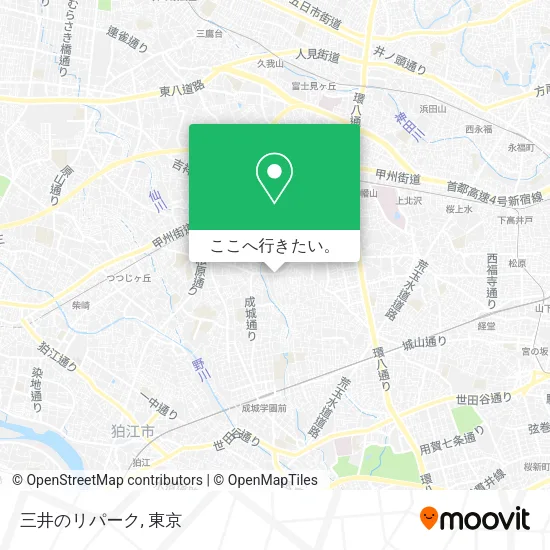 三井のリパーク地図