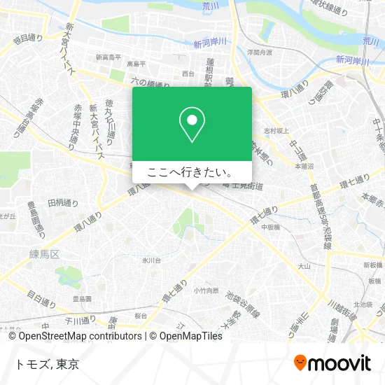 トモズ地図