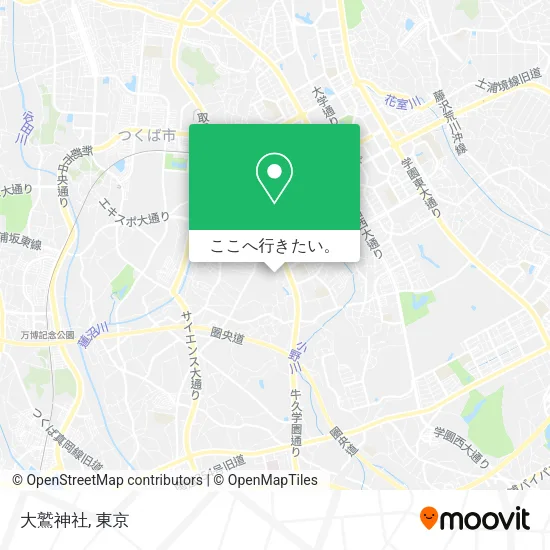 大鷲神社地図