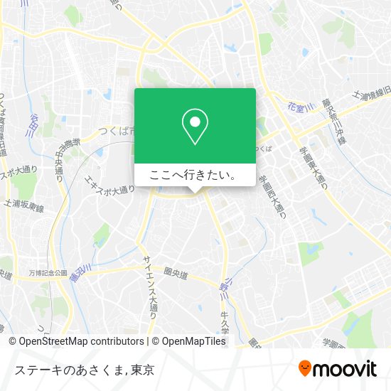 ステーキのあさくま地図