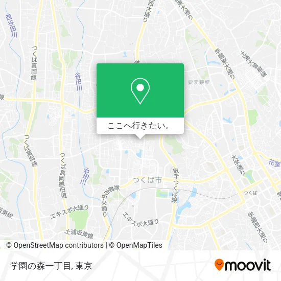 学園の森一丁目地図