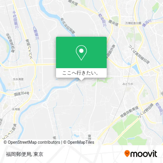 福岡郵便局地図
