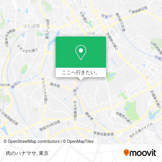 肉のハナマサ地図