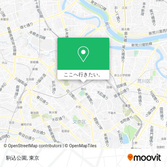 駒込公園地図
