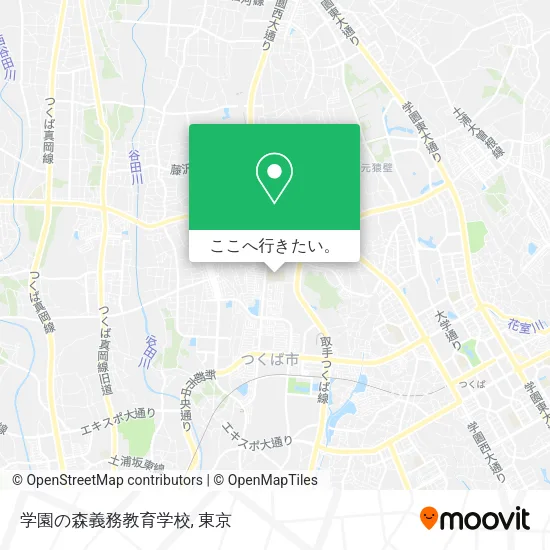 学園の森義務教育学校地図