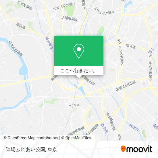 陣場ふれあい公園地図