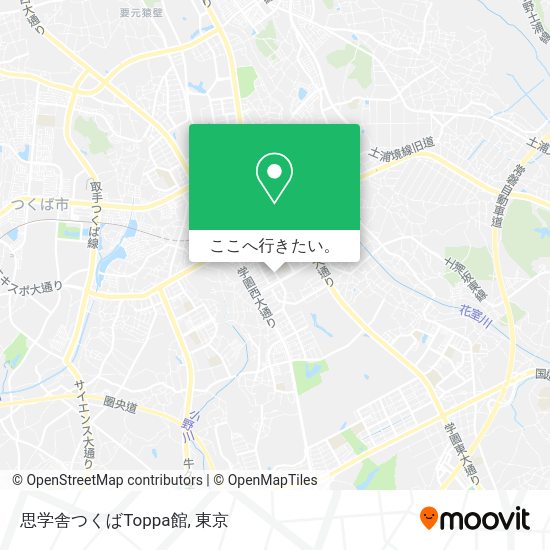 思学舎つくばToppa館地図