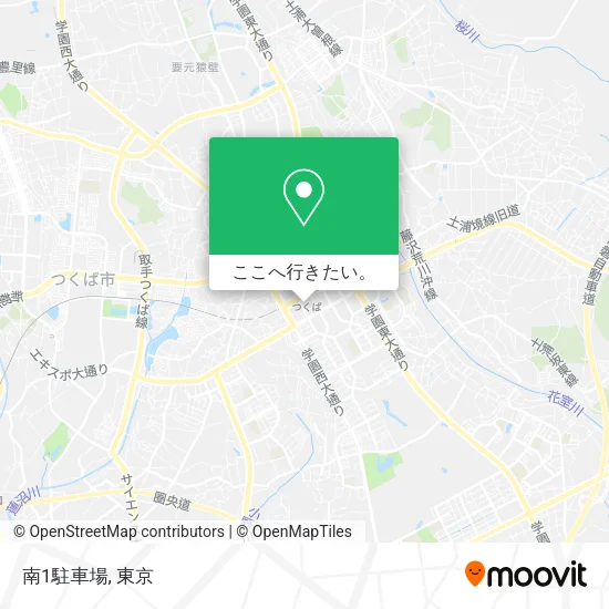 南1駐車場地図
