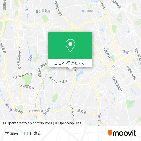 学園南二丁目地図