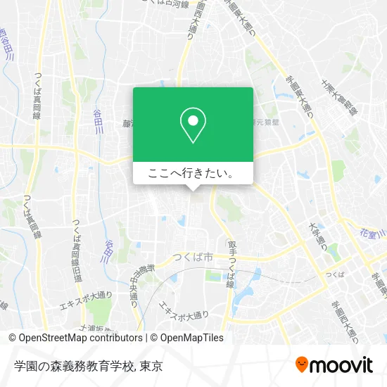学園の森義務教育学校地図
