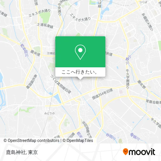 鹿島神社地図