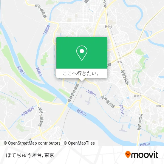 ぼてぢゅう屋台地図