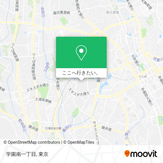 学園南一丁目地図