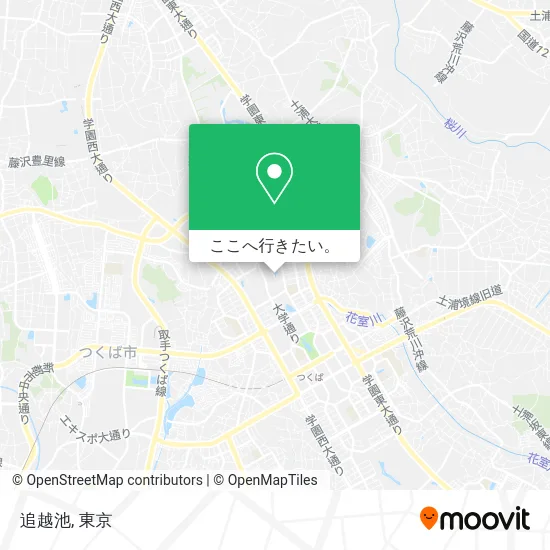 追越池地図