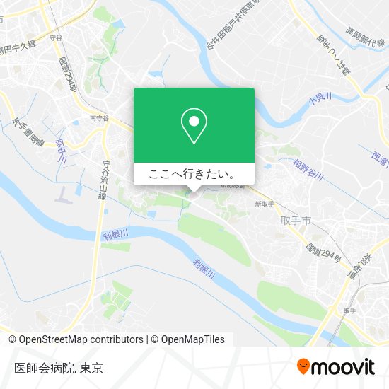 医師会病院地図