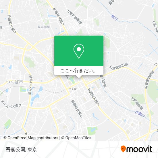 吾妻公園地図