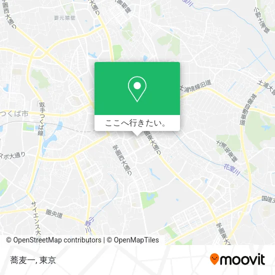 蕎麦一地図
