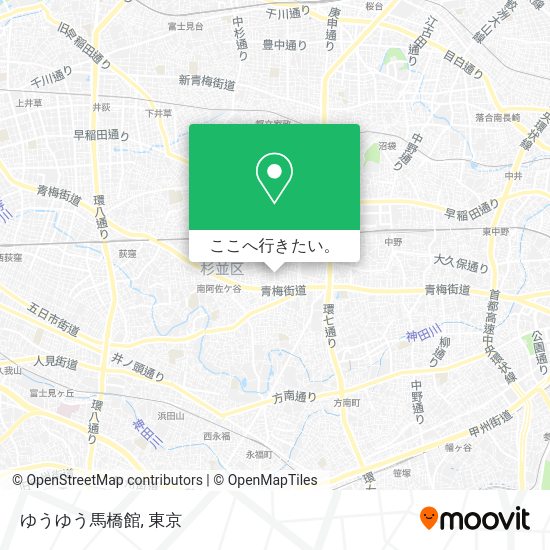 ゆうゆう馬橋館地図