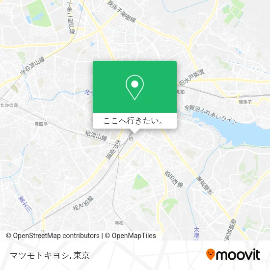 マツモトキヨシ地図