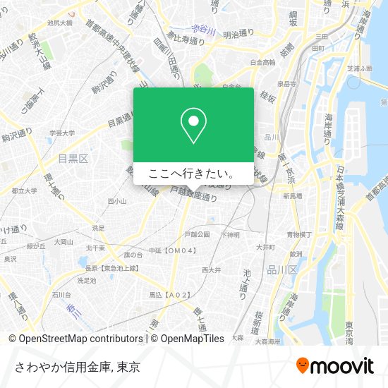 さわやか信用金庫地図