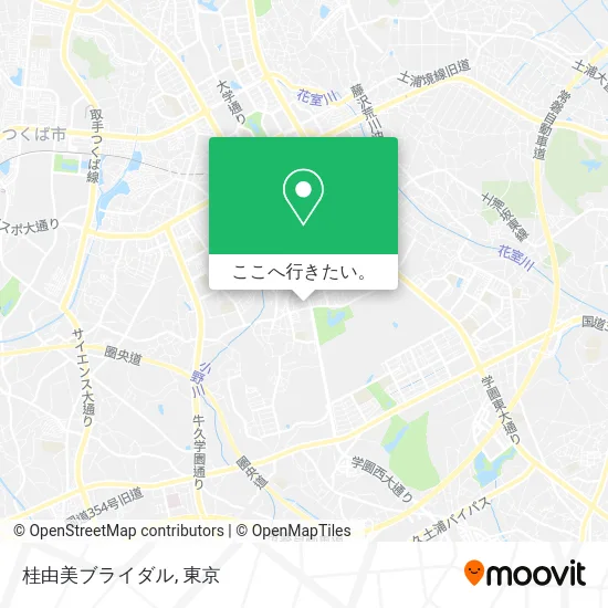 桂由美ブライダル地図