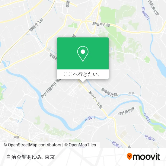 自治会館あゆみ地図