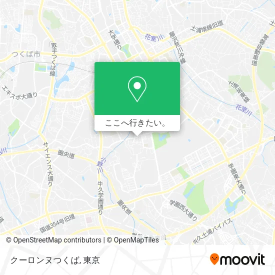 クーロンヌつくば地図