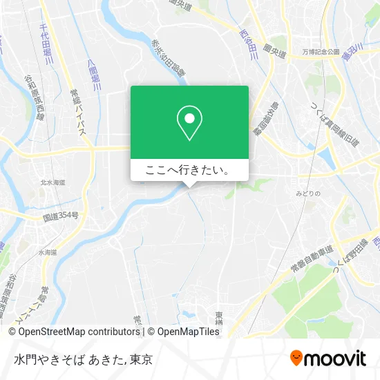 水門やきそば あきた地図