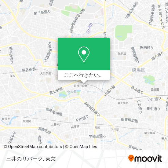 三井のリパーク地図