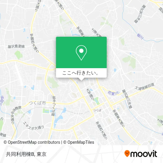 共同利用棟B地図
