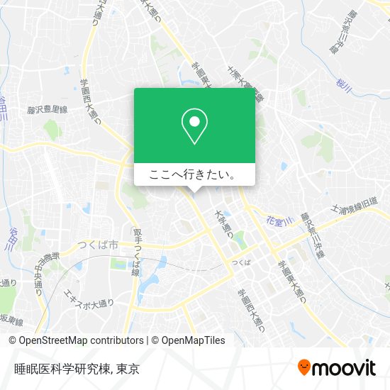 睡眠医科学研究棟地図