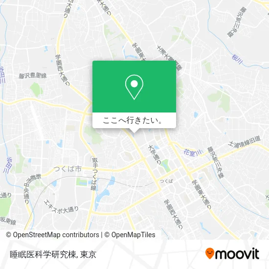睡眠医科学研究棟地図