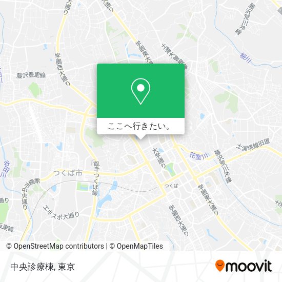中央診療棟地図