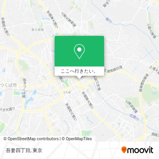 吾妻四丁目地図