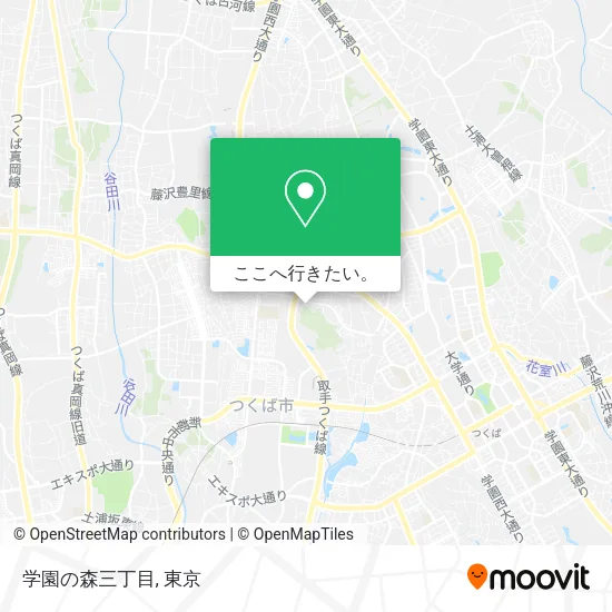 学園の森三丁目地図