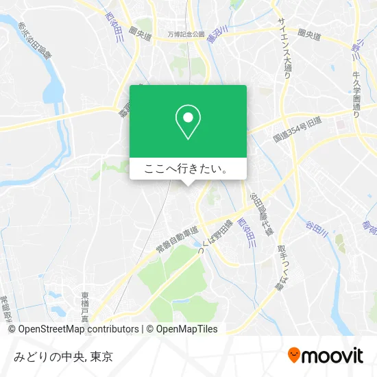 みどりの中央地図