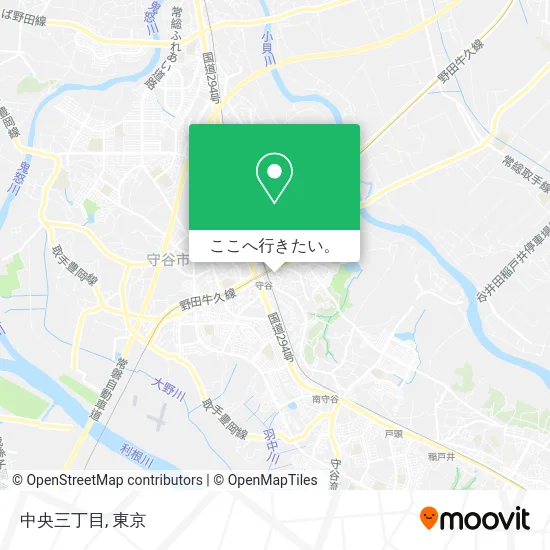 中央三丁目地図
