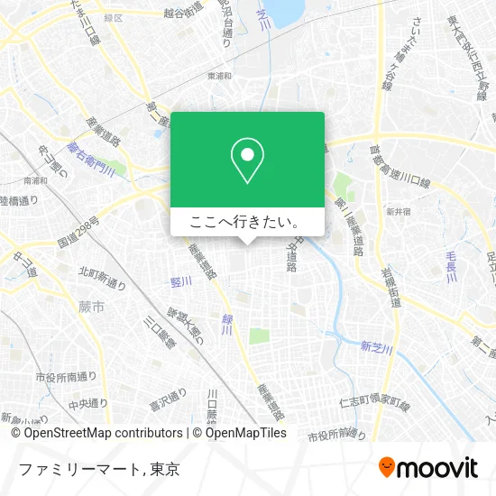ファミリーマート地図