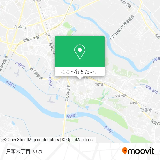 戸頭六丁目地図