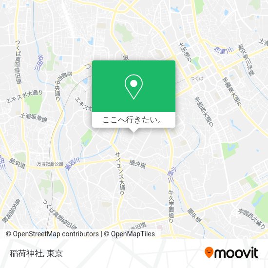 稲荷神社地図