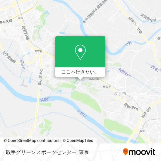 取手グリーンスポーツセンター地図